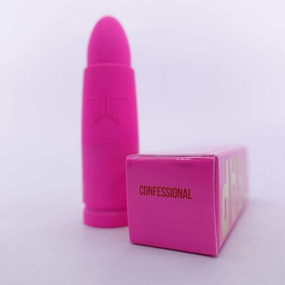 Jeffree Star Velvet Trap Lipstick Confessional Hot Red New - Picture 10 of 10